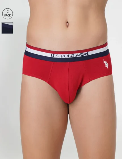 Striped Waistband EB002 Briefs - Pack Of 2